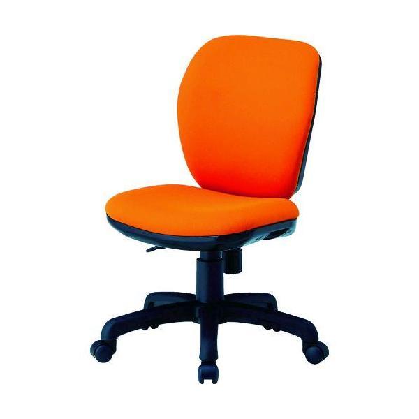 【個数：1個】 ＴＯＫＩＯ  FST-77-OR  オフィスチェア　肘なし　オレンジ FST77OR | 