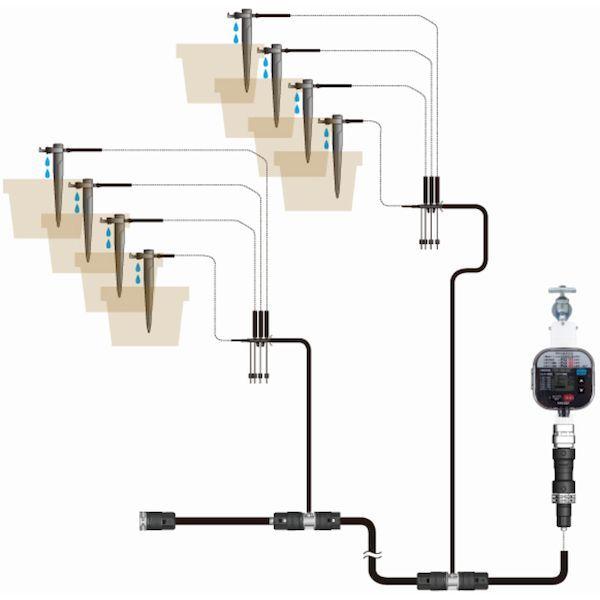 在庫 タカギ  GKK105  水やりスターターキットタイマー付（鉢植え用） GKK105 takagi あすつく対応 |  | 04