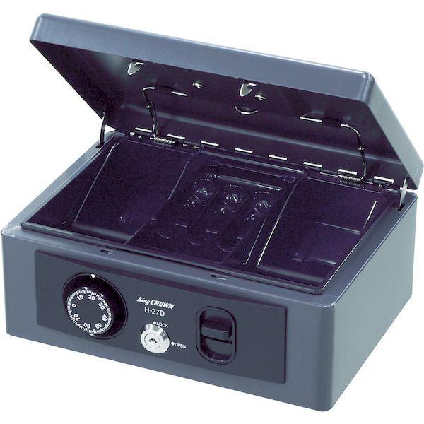 あすつく対応 「直送」 キング  H-27D  手提げ金庫 H27D |  | 02