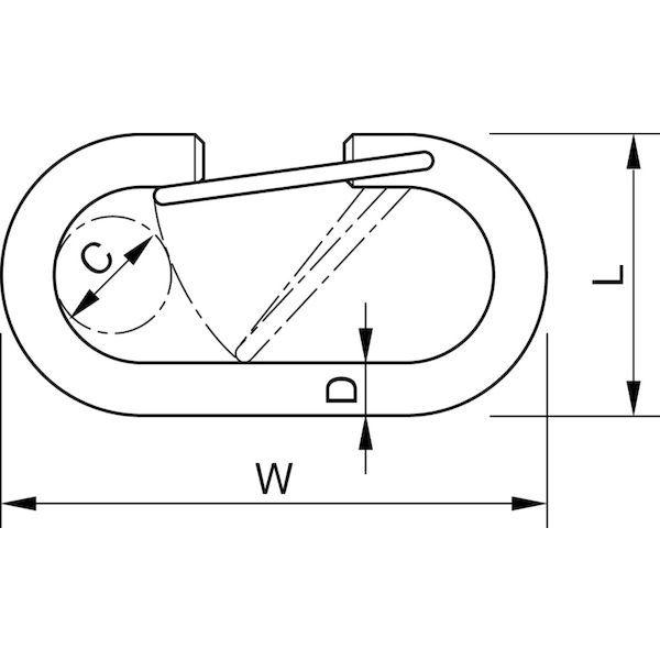 あすつく対応 「直送」 １２３  HJ-7S  Ｃリンク　ステン７ミリ HJ7S |  | 02