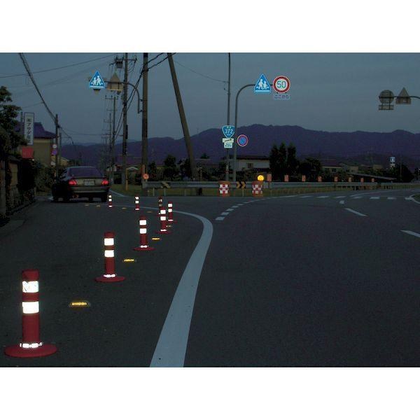 あすつく対応 「直送」 日東エルマテ HT-200Y 再帰反射テープ ２００ｍｍ×１０ｍ イエロー HT200Y | ブランド登録なし | 02