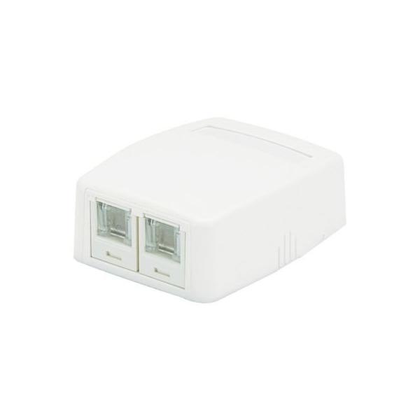 パンドウイット JOQ2H500 ＣＡＴ５Ｅローゼットボックスキット　シャッター付き　２個口白 | 