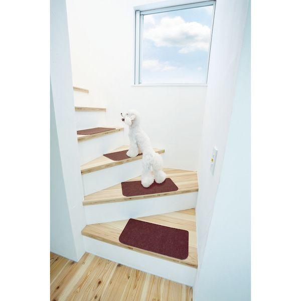 あすつく対応 「直送」 ワタナベ  K-BR-4522  階段用ぴたマット　Ｋ−ＢＲ−４５２２　ブラウン KBR4522 |  | 02