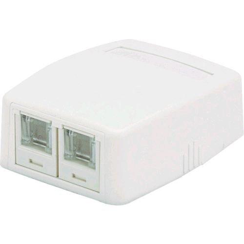 パンドウイット  JOQ2H6A00  ＣＡＴ６Ａスプリングシャッター付きローゼットキット ２個口 白 ＪＯＱ２Ｈ６Ａ００ JOQ2H6A00 | ブランド登録なし