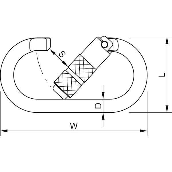 あすつく対応 「直送」 １２３  KA10AM  オートロック　鉄Ｏ型　アルミ環 KA10AM |  | 02