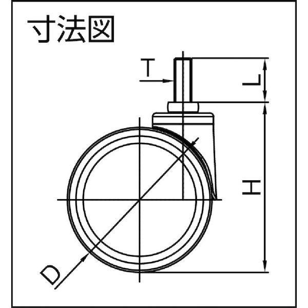 あすつく対応 「直送」 ＳＡＭＳＯＮＧ  KELLY-T-100  デザイン双輪キャスター「Ｋｅｌｌｙ」　ネジ　自在　１００ｍｍ KELLYT100 |  | 01