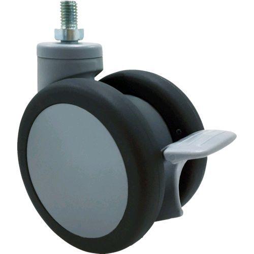 あすつく対応 「直送」 ＳＡＭＳＯＮＧ  KELLY-TS-100  デザイン双輪キャスター「Ｋｅｌｌｙ」　ネジ　自在ストッパー付　１ KELLYTS100 | 