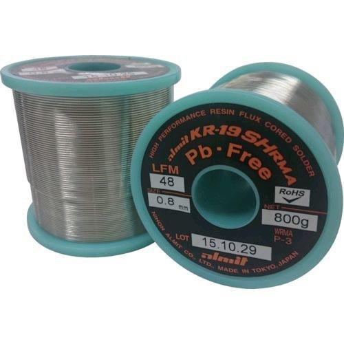 アルミット  KR19SHRMA-LFM48-P3-0.65MM  鉛フリーやに入りはんだ ＫＲ−１９ ＳＨ ＲＭＡ ＬＦＭ４８ ０．６５ｍｍ KR1 | ブランド登録なし