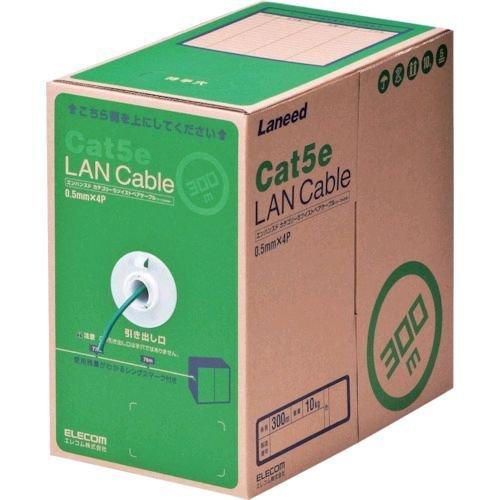 エレコム  LD-CT2/DG300/RS  ＥＵ　ＲｏＨＳ準拠ＬＡＮケーブル　ＣＡＴ５Ｅ　３００ｍ　ダークグリーン LDCT2DG300RS | ELECOM