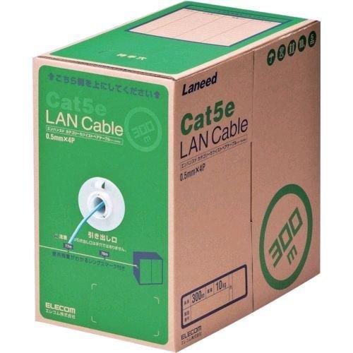 エレコム  LD-CT2/LB300/RS  ＥＵ　ＲｏＨＳ準拠ＬＡＮケーブル　ＣＡＴ５Ｅ　３００ｍ　ライトブルー LDCT2LB300RS | 