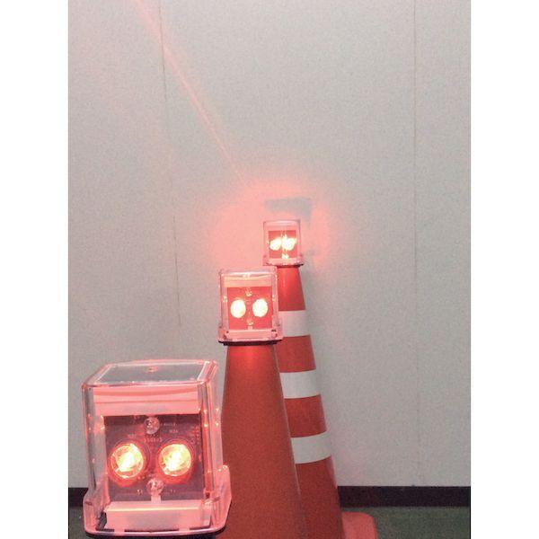 あすつく対応 「直送」 キャットアイ LE-150 安全コーン用オプション シグナルスター 幅８９×１７７ｍｍ LE150RW | CATEYE | 01