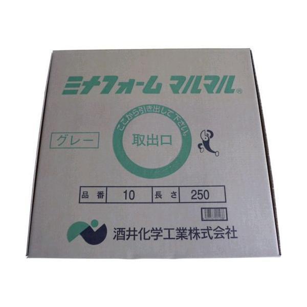 【個数：1個】 ミナ MM-10G 弾性シーラントバックアップ材 フォームマルマル ＃１０ １０ｍｍφ×２５０ｍ グレー MM10G | 