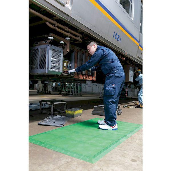 あすつく対応 「直送」 テラモト  MR-009-193-1  ジョイント制電マット２専用 中ふちオス MR0091931 | ブランド登録なし | 02