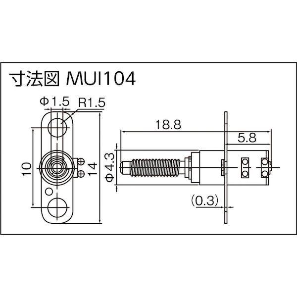 ＩＣＯＭＥＳ  MUI102  ８パイ　マイクロリニアアクチュエータＭＵＩ１０２（遊星歯車２ｋ‐Ｈ MUI102 | ブランド登録なし | 01