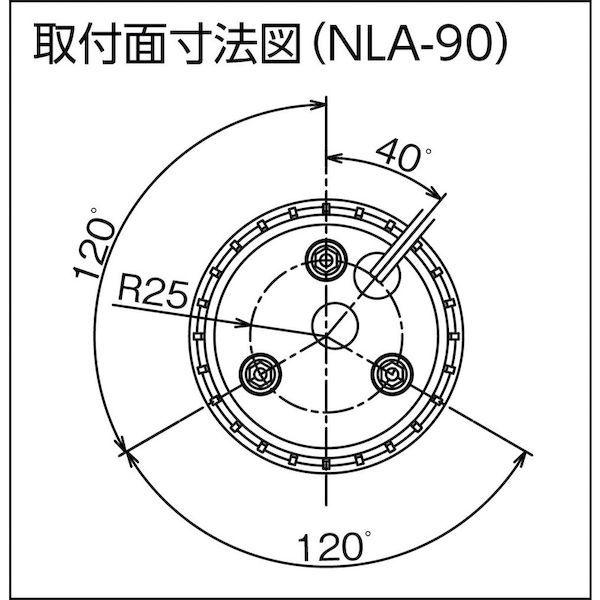 日動 NLA-90R-100 小型ＬＥＤ回転灯 ＬＥＤフラッシャーランタン９０ １００Ｖ 赤 NLA90R100 |  | 01