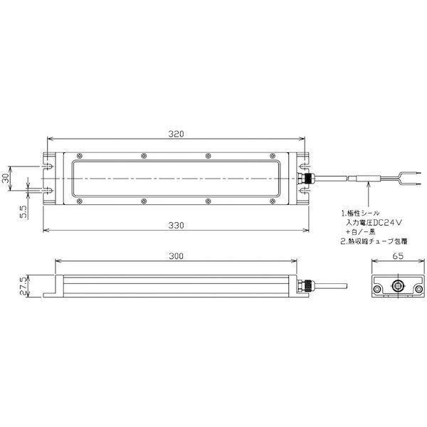 日機 NLE13CN-DC-L1 防水型ＬＥＤフラット型ライト　１０Ｗ　ＤＣ２４Ｖ NLE13CNDCL1 |  | 01