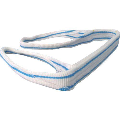 あすつく対応 「直送」 ＴＥＳＡＣ  PP2E50X3.5  耐化学薬品用スリング（ＪＩＳ２等級・両端アイ形）５０ｍｍ幅×３．５ｍ PP2E50X3.5 | ブランド登録なし
