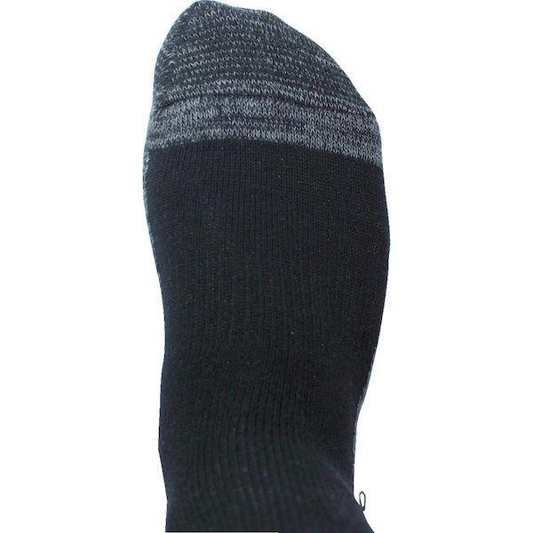 あすつく対応 「直送」 おたふく S-852 ストロングソックス 底力タイプ ブラック×グレー 先丸 ２足組 S852 おたふく手袋 tr-7958501 |  | 02