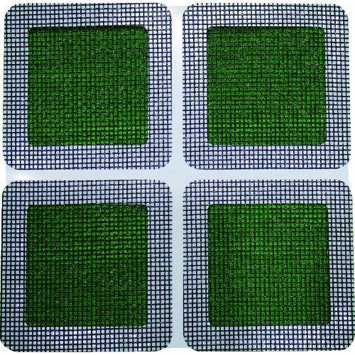 あすつく対応 「直送」 ＩＷＡＴＡＮＩ  SAH-8STB  創進　網戸補修シート　ブラック正方形小　８枚入り SAH8STB | 