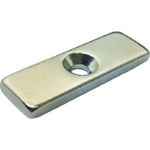 ＴＲＵＳＣＯ  T10K04-M3  ネオジム角形磁石　皿ネジ穴付　１０ｍｍＸ１０ｍｍＸ４ｍｍ　Ｍ３　１ T10K04M3 | 