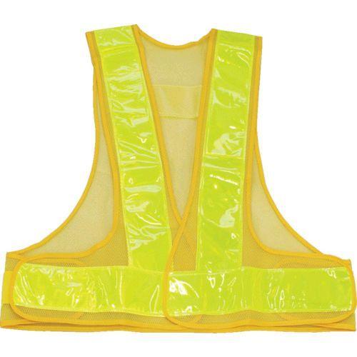 あすつく対応 「直送」 ＴＲＵＳＣＯ  TAB70-YY  ７０ｍｍ幅反射材付安全ベスト　イエロー／蛍光イエロー反射 TAB70YY | 