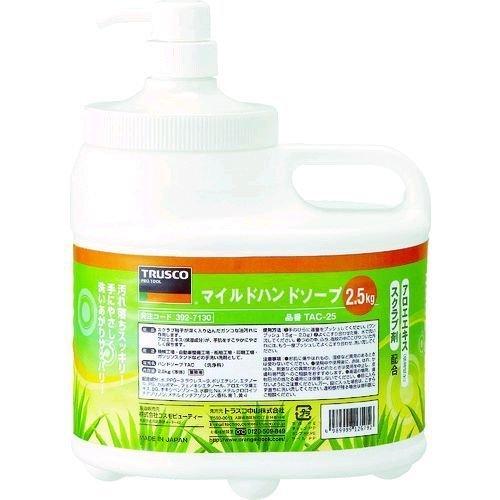 あすつく対応 「直送」 ＴＲＵＳＣＯ  TAC-ECO-25  マイルドハンドソープ　ＥＣＯ　２．５Ｌ　本体 TACECO25 | 
