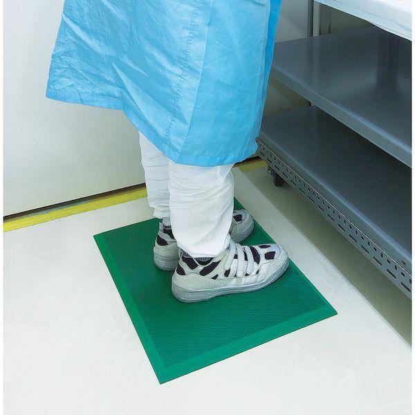 【個数：1個】 ＴＲＵＳＣＯ  TAM-4560-17-ESD-GR  帯電防止足腰マット　１７Ｘ４５０Ｘ６００　グリーン TAM456017ESDG |  | 01