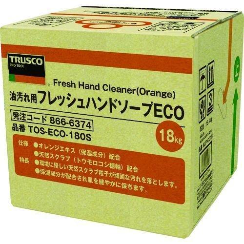 ＴＲＵＳＣＯ  TOS-ECO-180S  フレッシュハンドソープＥＣＯ １８Ｌ 詰替 バッグインボックス TOSECO180S | 