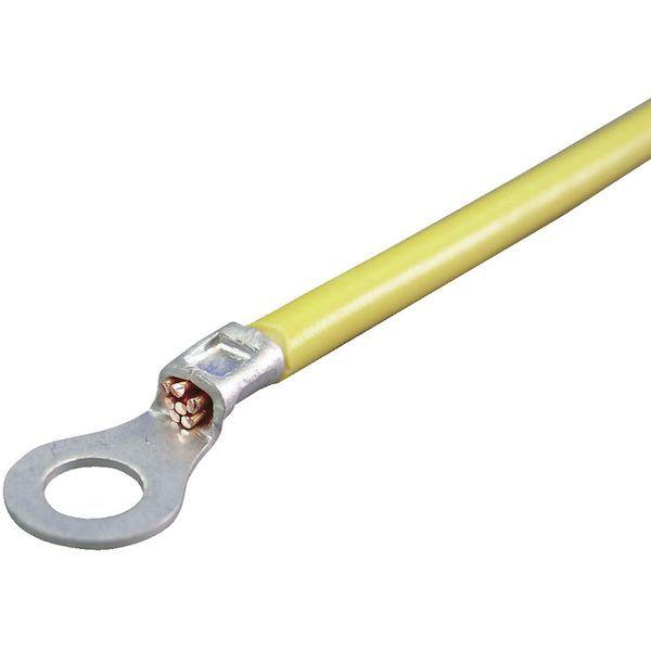 ＴＲＵＳＣＯ  T-R14-8S  裸圧着端子 丸形 ６個入 スタッド径Φ８．４ 全長２７．５ｍｍ TR148S | ブランド登録なし | 01