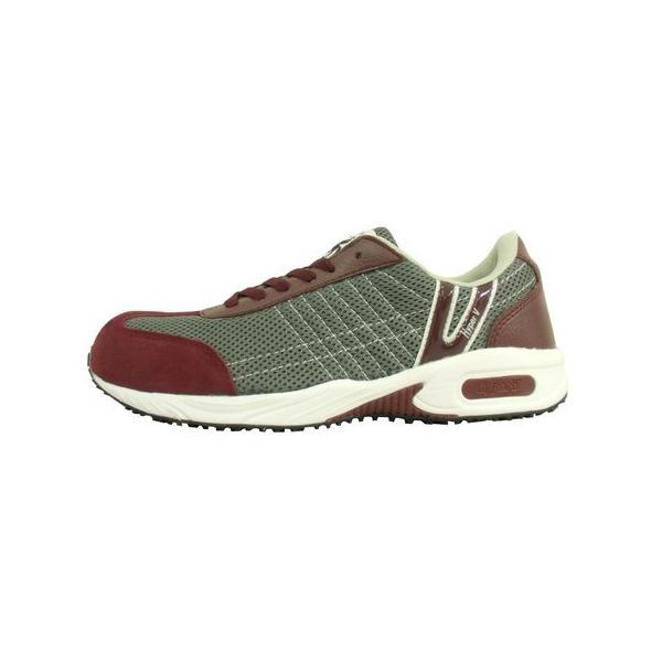 日進ゴム 4932807042586 ハイパーV＃2000 安全スニーカー【ヒモ】 チョコ 26．5 耐滑樹脂先芯入りスニーカー |  | 01