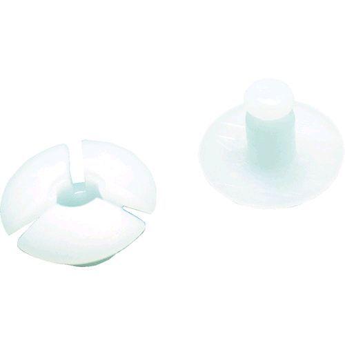 あすつく対応 「直送」 ＴＲＵＳＣＯ  TSL-10-1.8  プラスチック留め具　フランジ径１０ｍｍ板厚１．８ｍｍ以下用２０Ｓ入 TSL101.8 | 