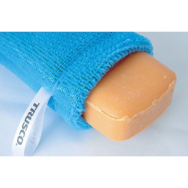 あすつく対応 「直送」 ＴＲＵＳＣＯ  TSSP-B  石鹸入れ付き手洗いスポンジブラシ ブルー TSSPB ブルー8552584 |  | 03