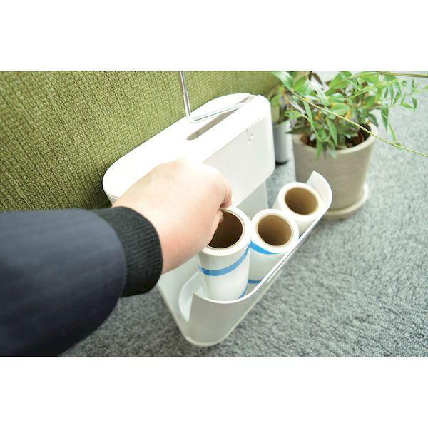 あすつく対応 「直送」 ＴＲＵＳＣＯ  TST-03W  粘着ローラー　スタンドケース　ホワイト TST03W |  | 02