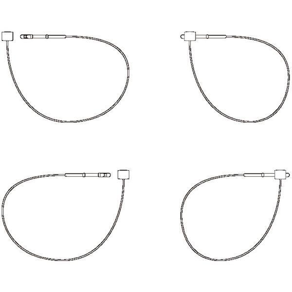 あすつく対応 「直送」 ＴＲＵＳＣＯ TTF-210-NR タグ付け用ループ２１０ｍｍ　ナチュラル　１００本入 TTF210NR |  | 01