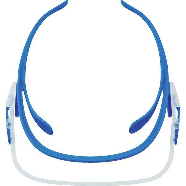 あすつく対応 「直送」 ミドリ安全  VMS-551-B  メディカルフェイスシールド　ルックユー　本体　ブルー VMS551B | ブランド登録なし | 01