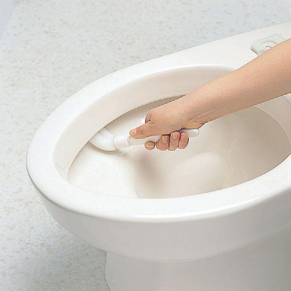 あすつく対応 「直送」 ＭＡＲＮＡ  W078W  ２ｉｎ１トイレブラシ・Ｗ W078W |  | 03
