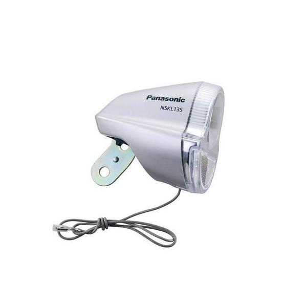 パナソニック Panasonic  4519389542187 LEDハブダイナモ専用ライト NSKL135−S シルバー | 