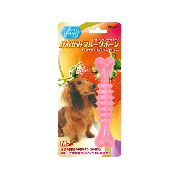 スーパーキャット  4973640415359 かみかみフルーツボーン ストロベリー M ハードタイプ DM−445 | 