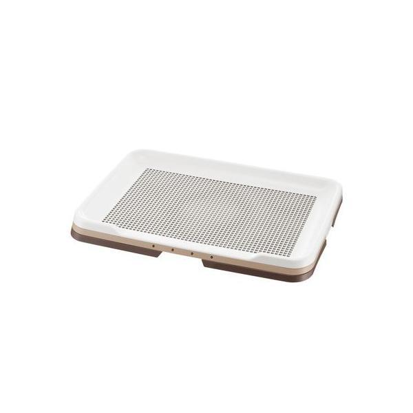 リッチェル  4973655599457 お掃除簡単ステップトレー ワイド ダークブラウン | 