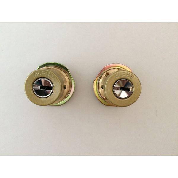 アルファ  4532757003905 FBロック 取替シリンダー Bタイプ 2ヶ同キー ゴールド LE／LSP用 B 2KA |  | 02