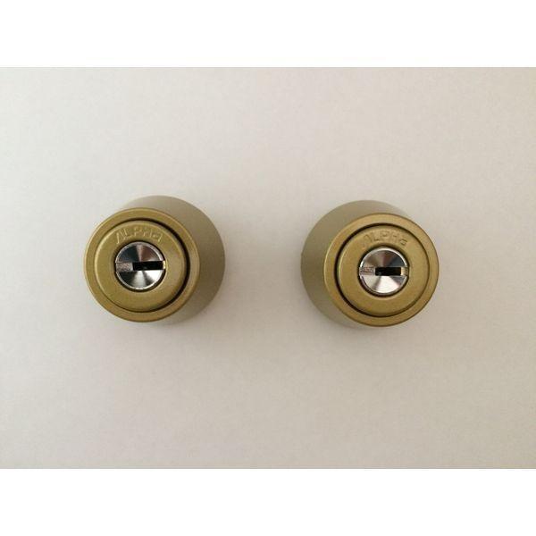 アルファ  4532757003936 FBロック 取替シリンダー Aタイプ 2ヶ同キー ゴールド LE／LSP用 A 2KA |  | 02