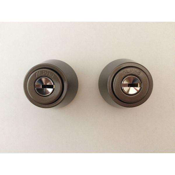 アルファ  4532757003943 FBロック 取替シリンダー Aタイプ 2ヶ同キー ブロンズ LE／LSP用 A 2KA |  | 02