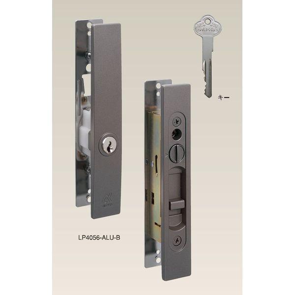 在庫 アルファ  4532757010842 引戸用取替錠 ブラウン LP−4056−ALU−B あすつく対応 |  | 01