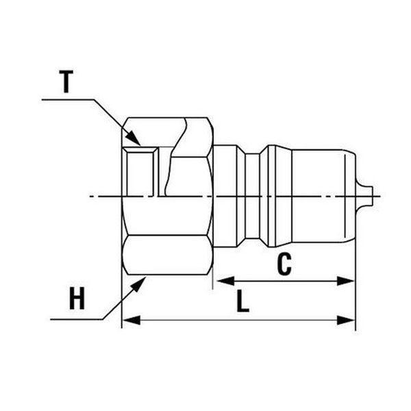 あすつく対応 「直送」 日東工器 3P-304-F SUS304 FKM セミコンカプラ 3P304FSUS304FKM |  | 01
