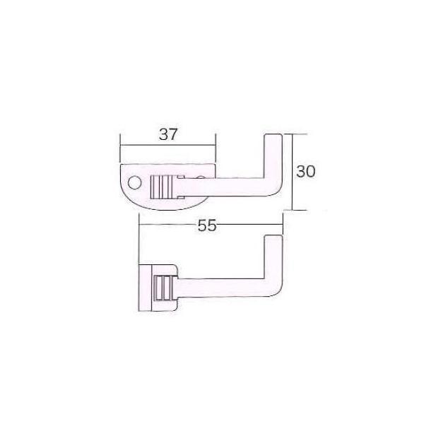 アイワ金属  AP-073G 回転Lフック GB AP073G |  | 01