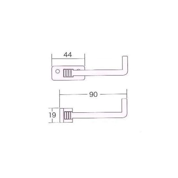 アイワ金属  AP-079G ロングフック GB AP079G |  | 01