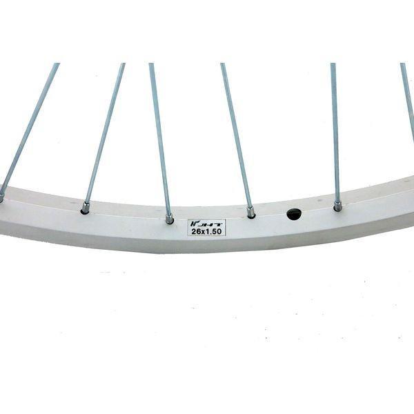 4938915703913 アサヒサイクル アルミリム前輪 ナットハブ タイヤチューブ無 26x1．50 15mm用 ハブ芯3／8【3分芯】 |  | 01