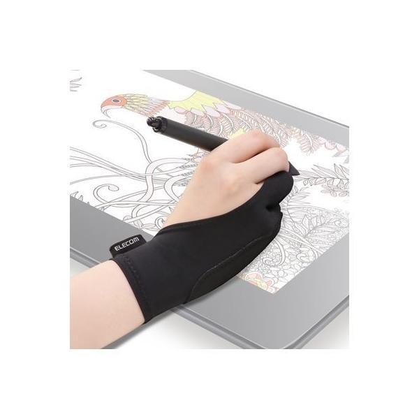 ELECOM エレコム  TB-GV2M タブレット用誤操作防止2本指グローブ【M】 TBGV2M | 