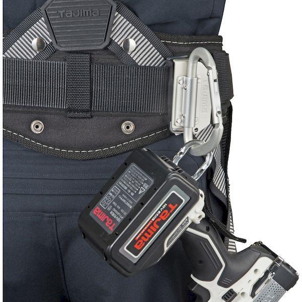 あすつく対応 「直送」 TJMデザイン タジマ  SFKHACL 着脱式工具ホルダーアルミ カラビナ 大 SFKHA-CL TAJIMA | Tajima | 02