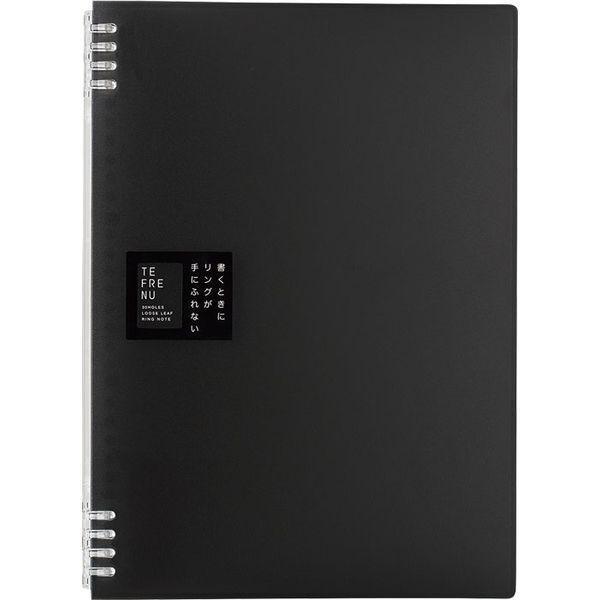 キングジム KING JIM  9856TTEクロ リングノ−ト テフレ−ヌ A4 黒 リングノート テフレーヌ | 